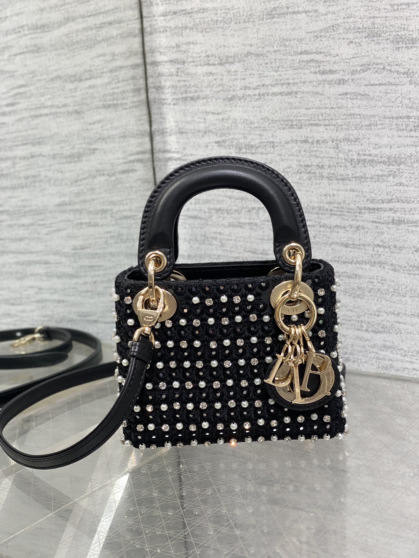 Dior Lady Limited Edition Beads Princess Diana Bag