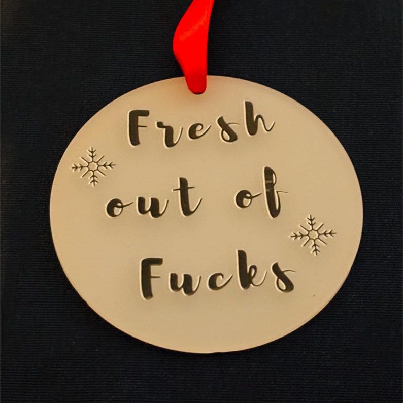 Rude Christmas Bauble