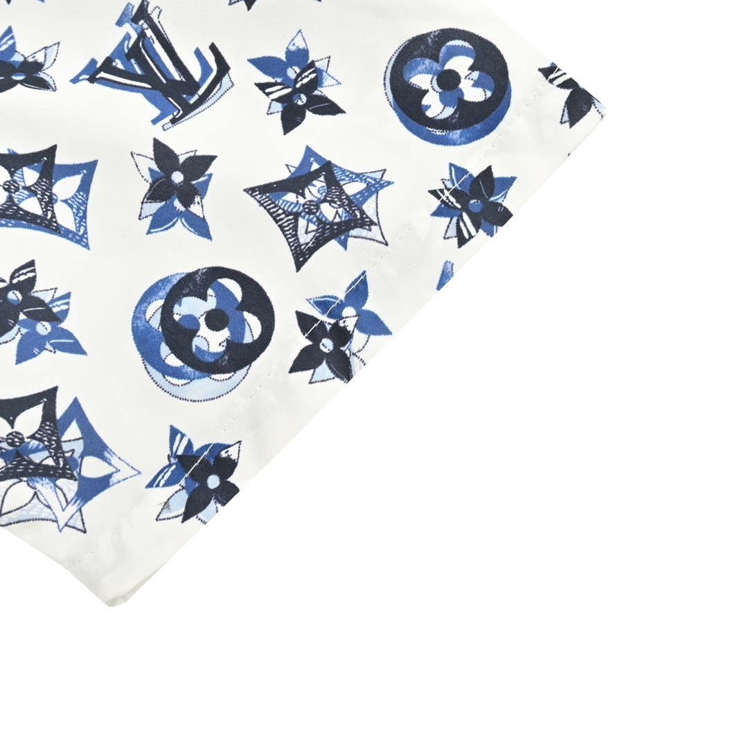 Louis Vuitton 24ss full print overlapping monogram short sleeve shirt