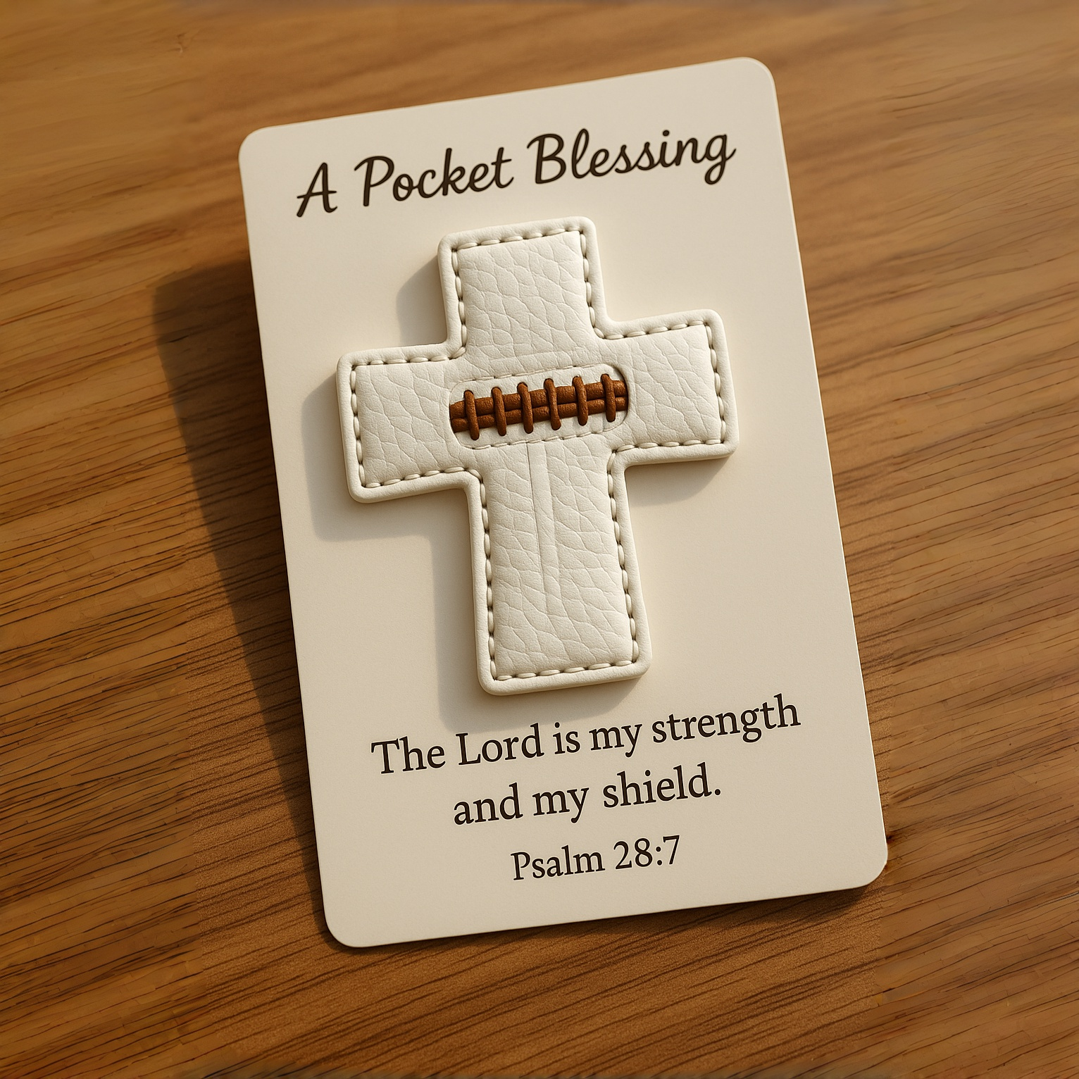 A Pocket Blessing – Football Cross Edition
