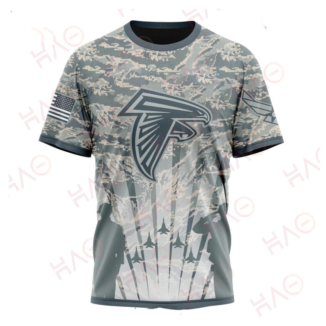 ATLANTA FALCONS 3D HOODIE US AIR FORCE