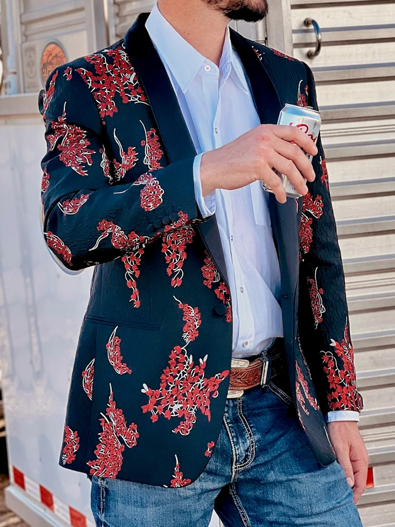 Men's  Cherry Blossom Sport Coat