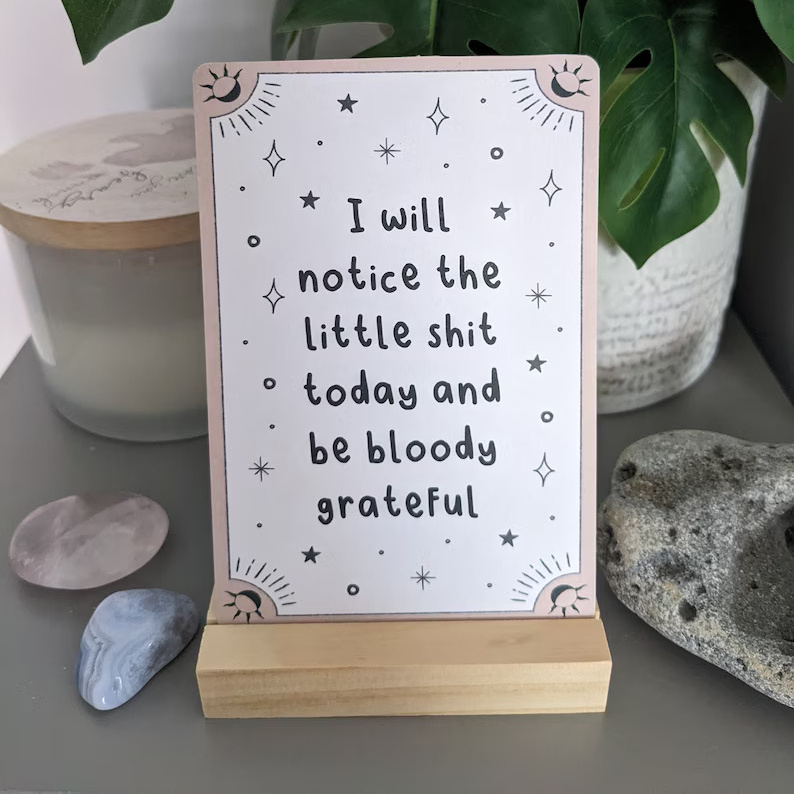 Sweary Affirmation Cards
