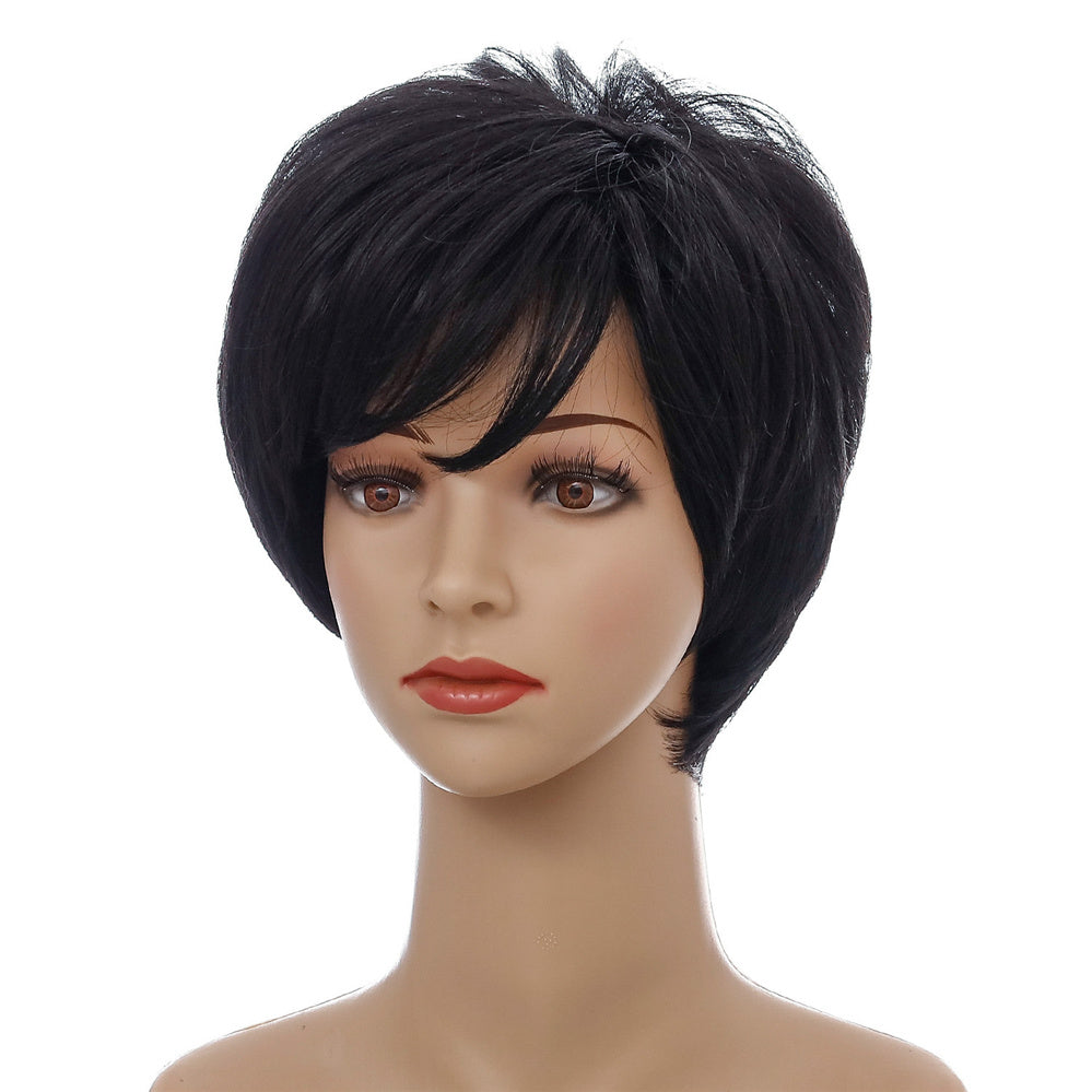 Luna Short Style Straight Cropped Wig for Black Women