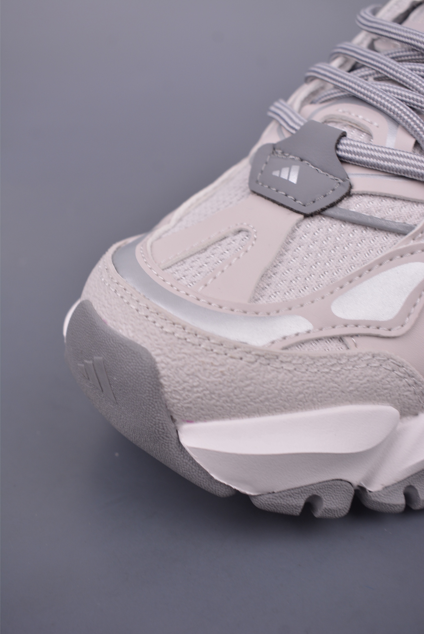Adidas XLG Runner Deluxe Daddy Shoes Light Gray Silver White IH1583