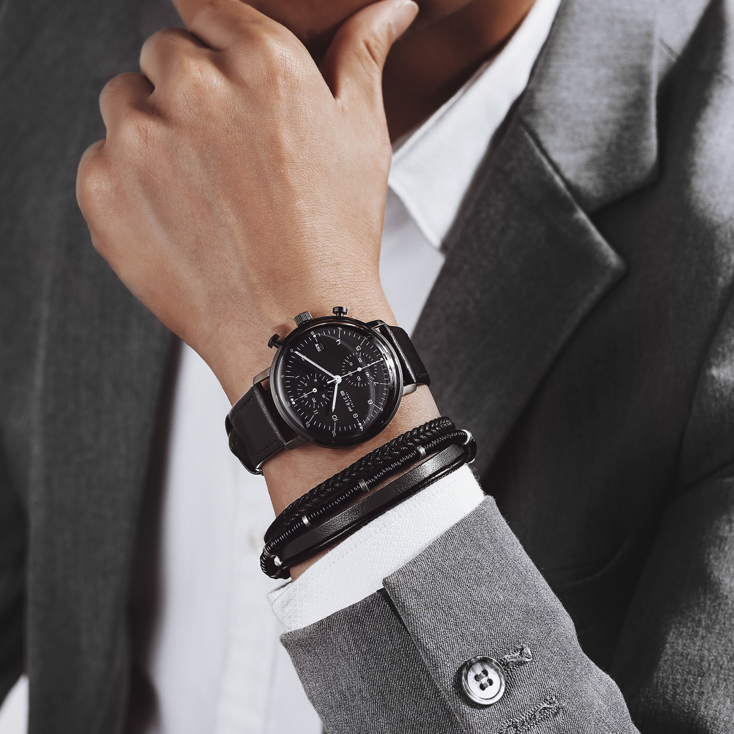 FS021 Dual -Time Quartz Watch