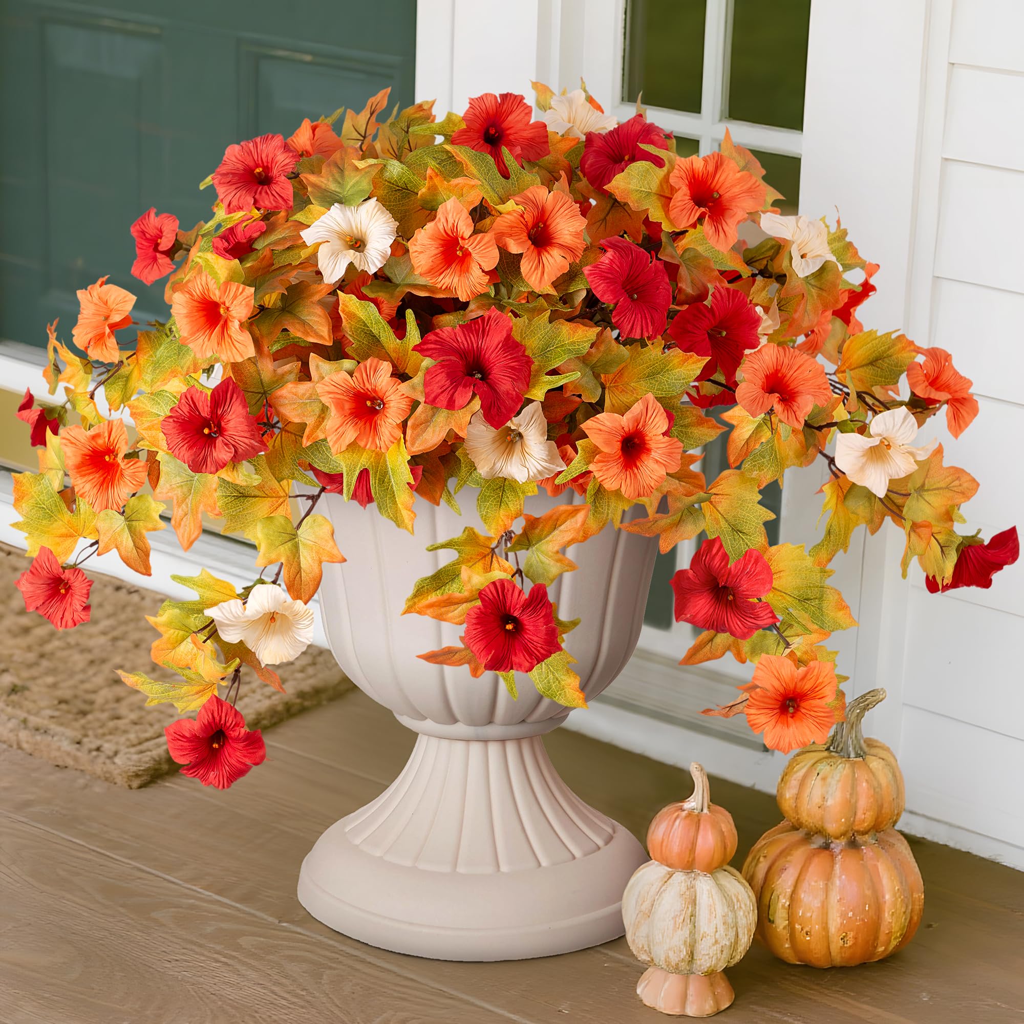 💥ON SALE💥Faux Petunias Silk Outdoor Flowers 🌿 UV-Resistant, No Fade, Waterproof, Windproof 🌸