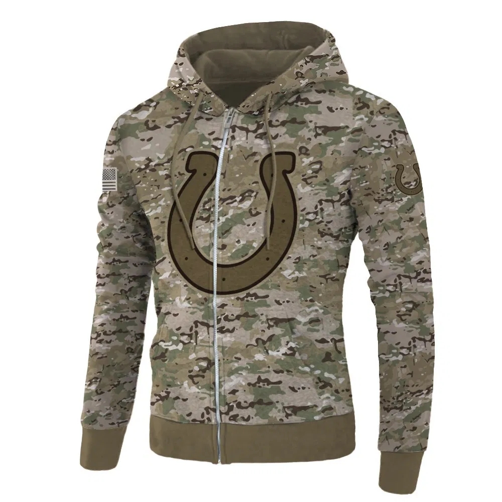 INDIANAPOLIS COLTS 3D HOODIE IICC004