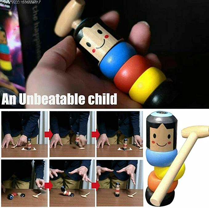 (🔥Last Day Promotion-SAVE 50% OFF)Unbreakable Wooden Man Magic Toy-BUY 2 GET 1 FREE!