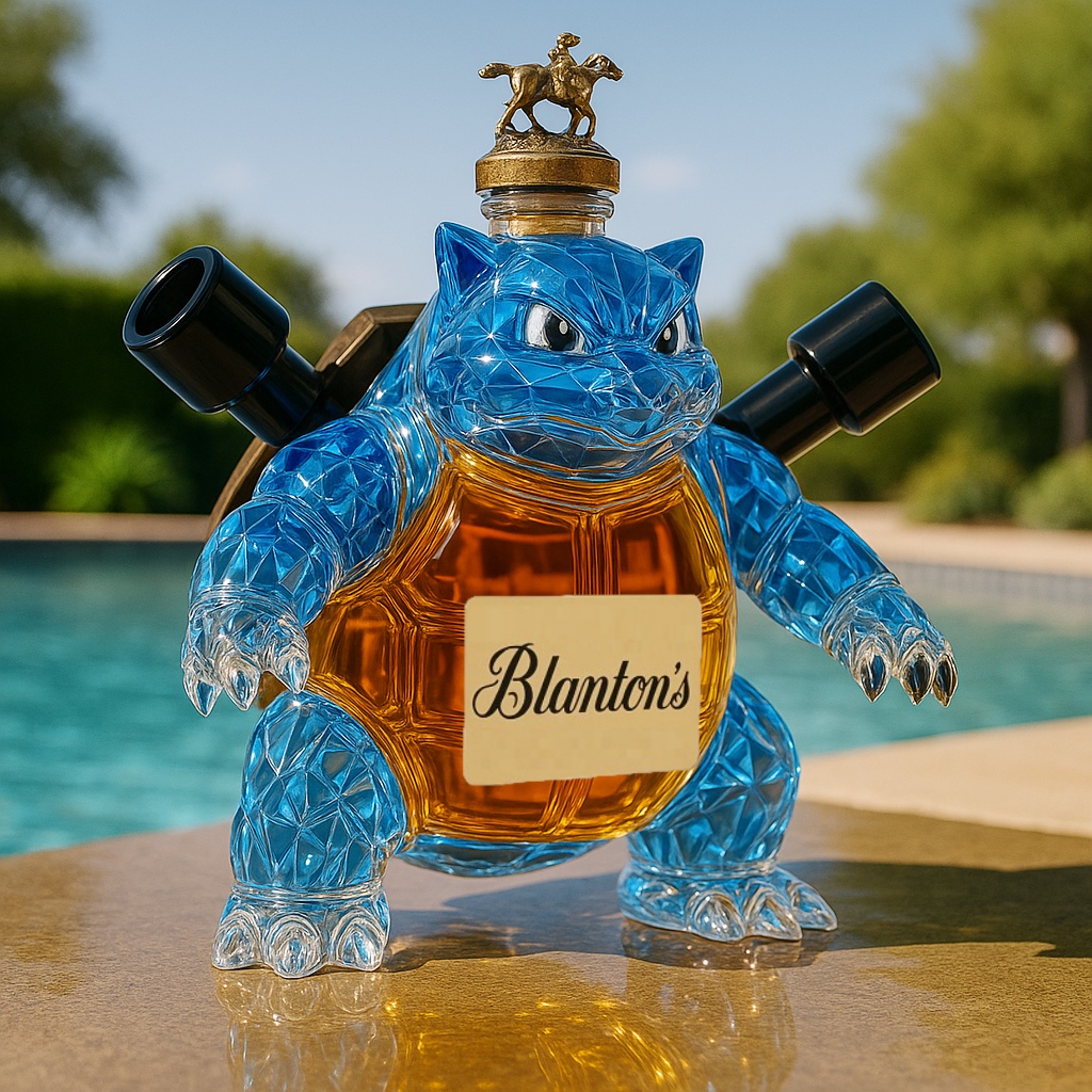 Blastoise Whiskey Bottle
