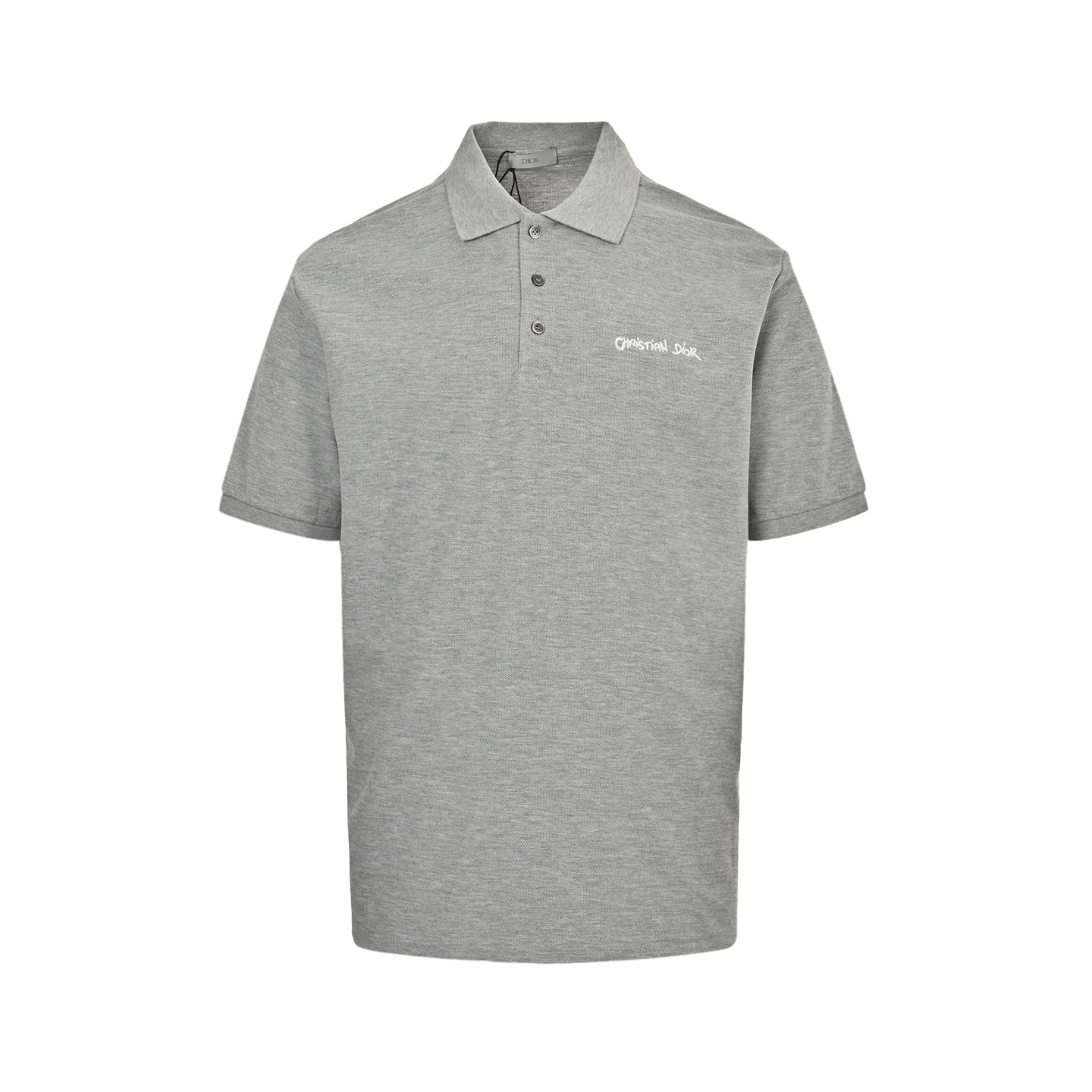 Dior 25ss embroidered Polo short sleeve