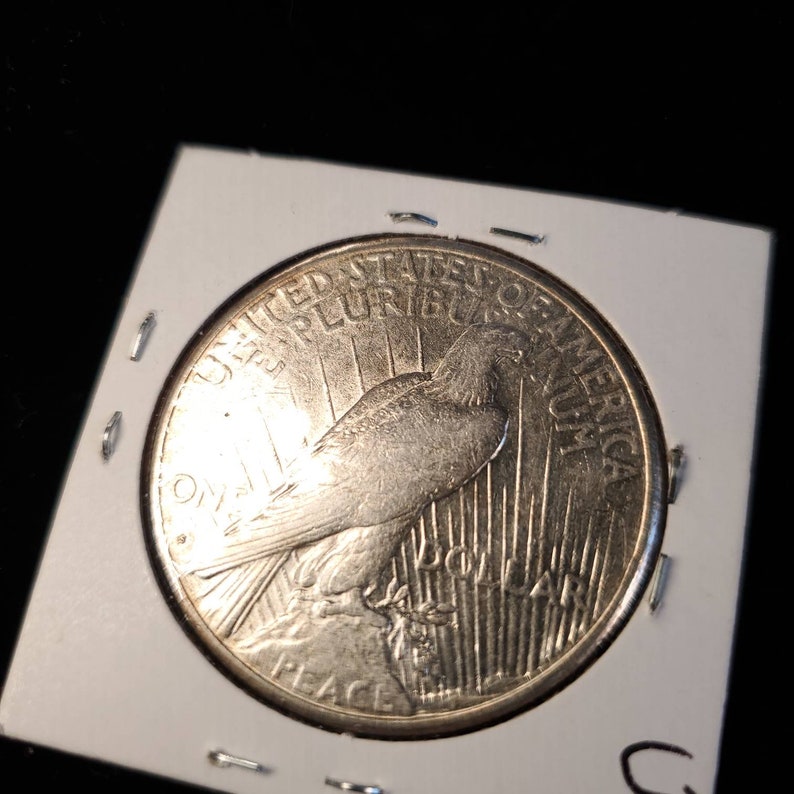 1922 S Silver Peace Dollar  AU/BU  -  Key date Lot#  1433