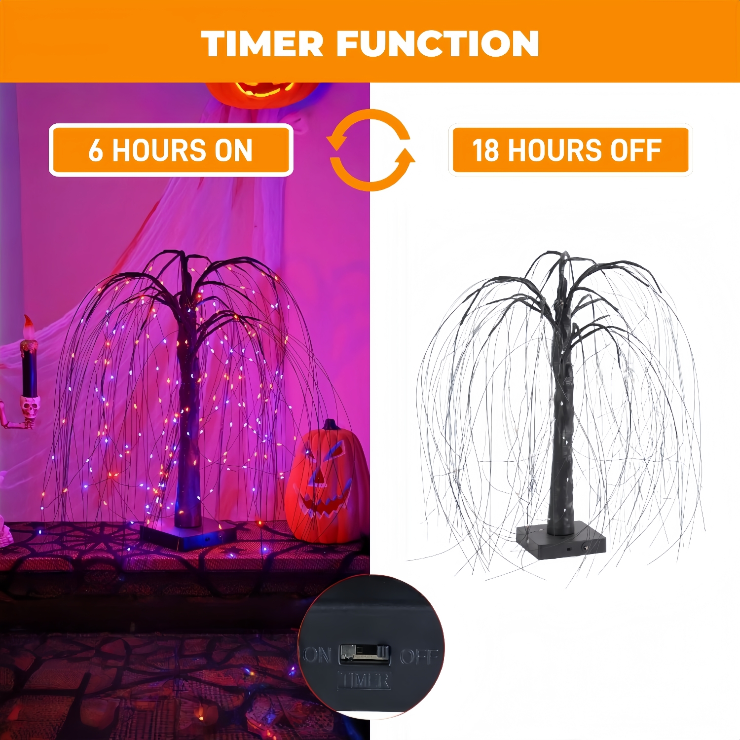 🔥Last Day 50% OFF🔥Halloween Willow Tree Lights