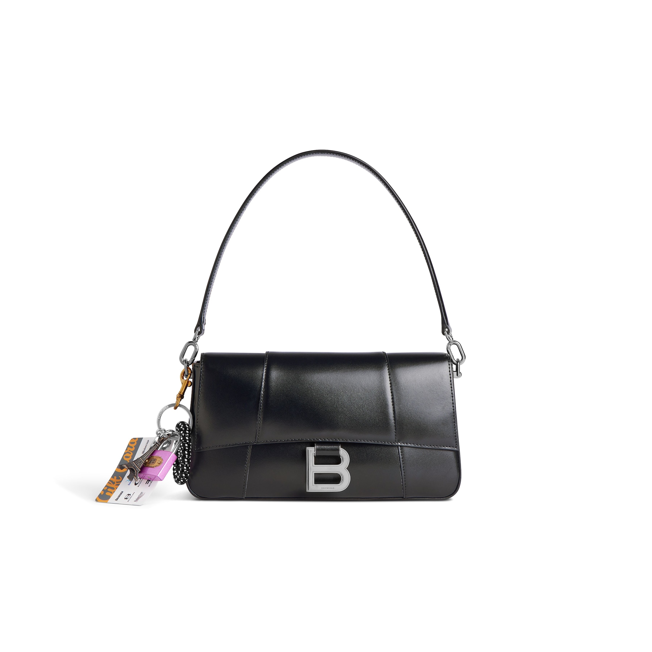 Balenciaga Hourglass Sling Bag Medium With Charms8289592ABV91000