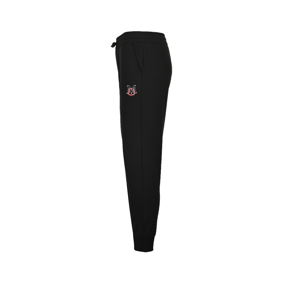 Moncler embroidered logo waffle thin trousers