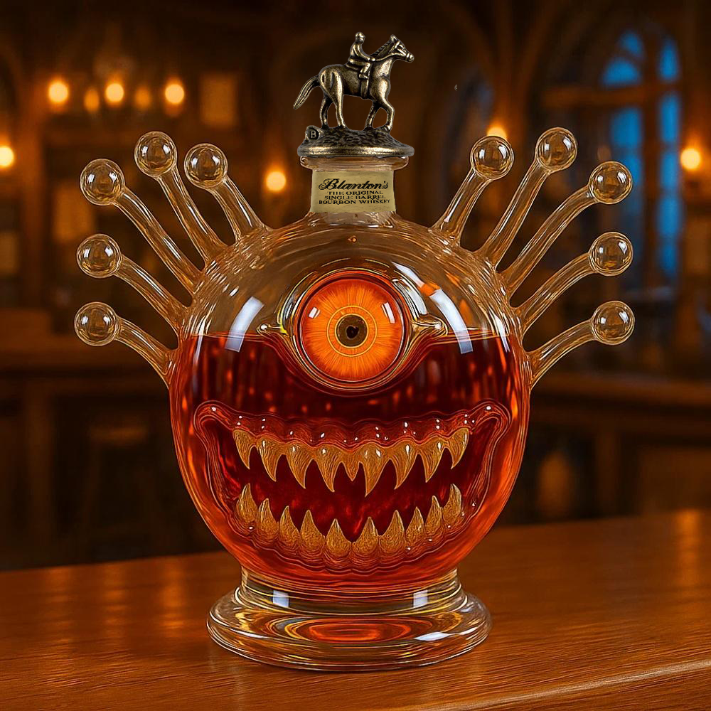 DND Beholder Whiskey Bottle