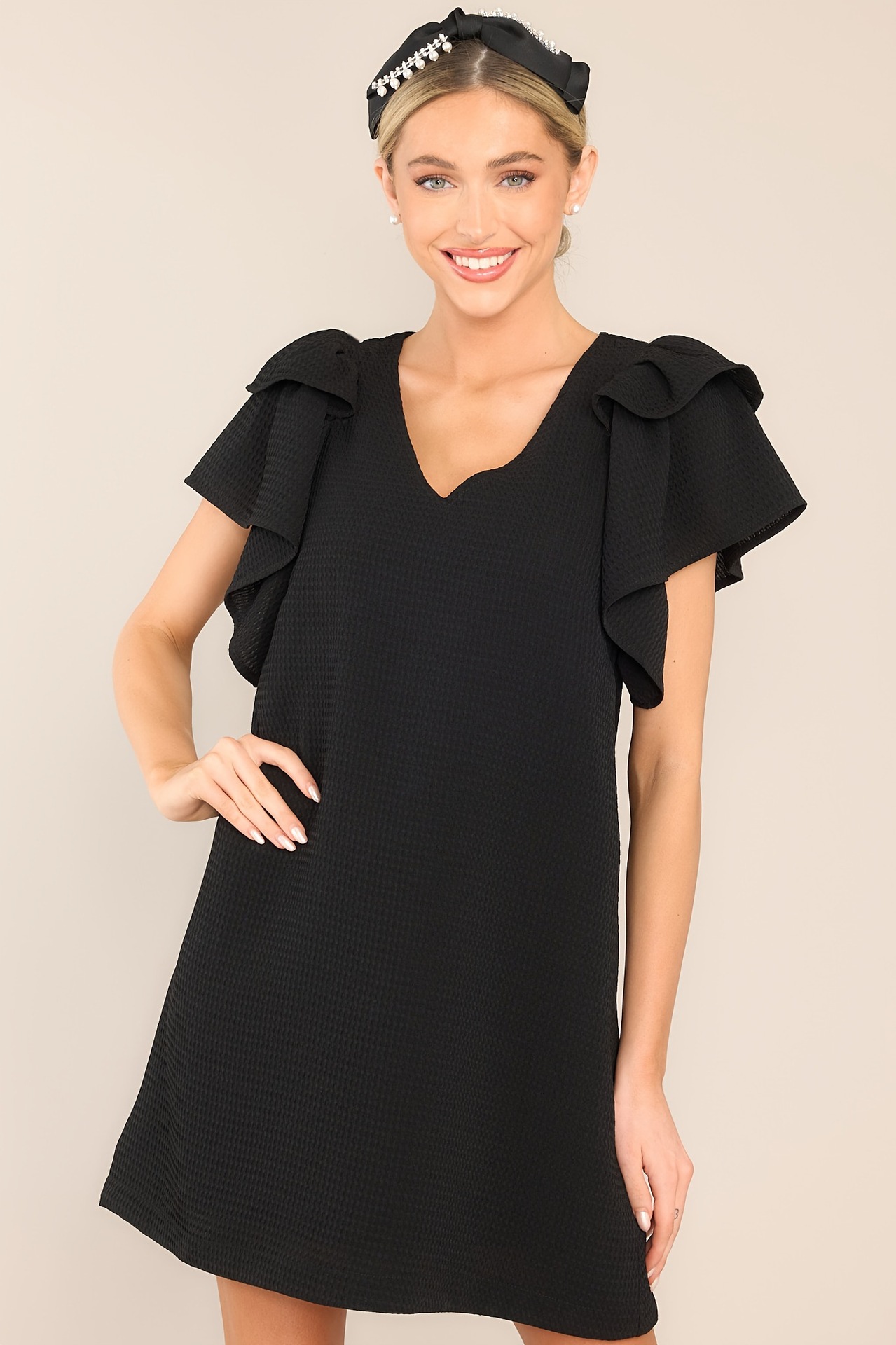 Elegant short temperament  Sleeve shirt  one-piece dress