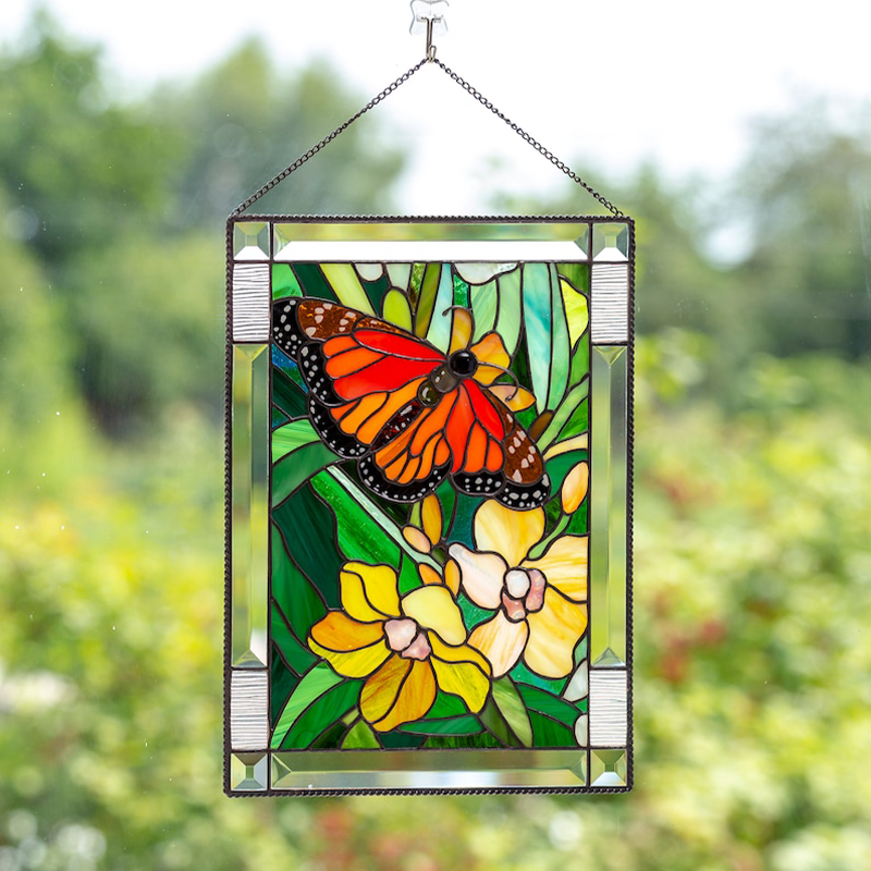 ⏰Last Day Promotion - 50% OFF⏰ Cardinal Stained Glass Window Panel🦜🦜 - Buy 2 Get 10% Off & Free Shipping