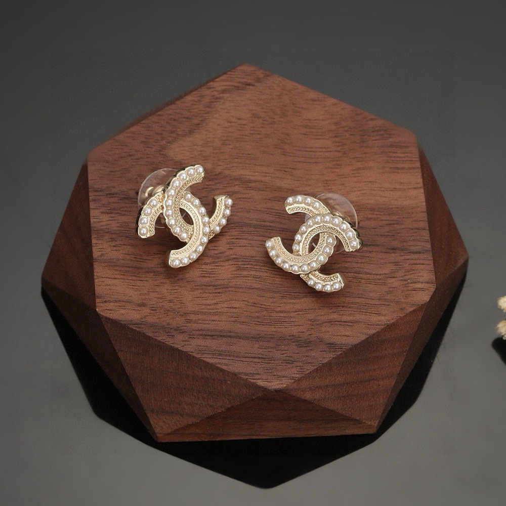Chanel Pearl Classic Earrings