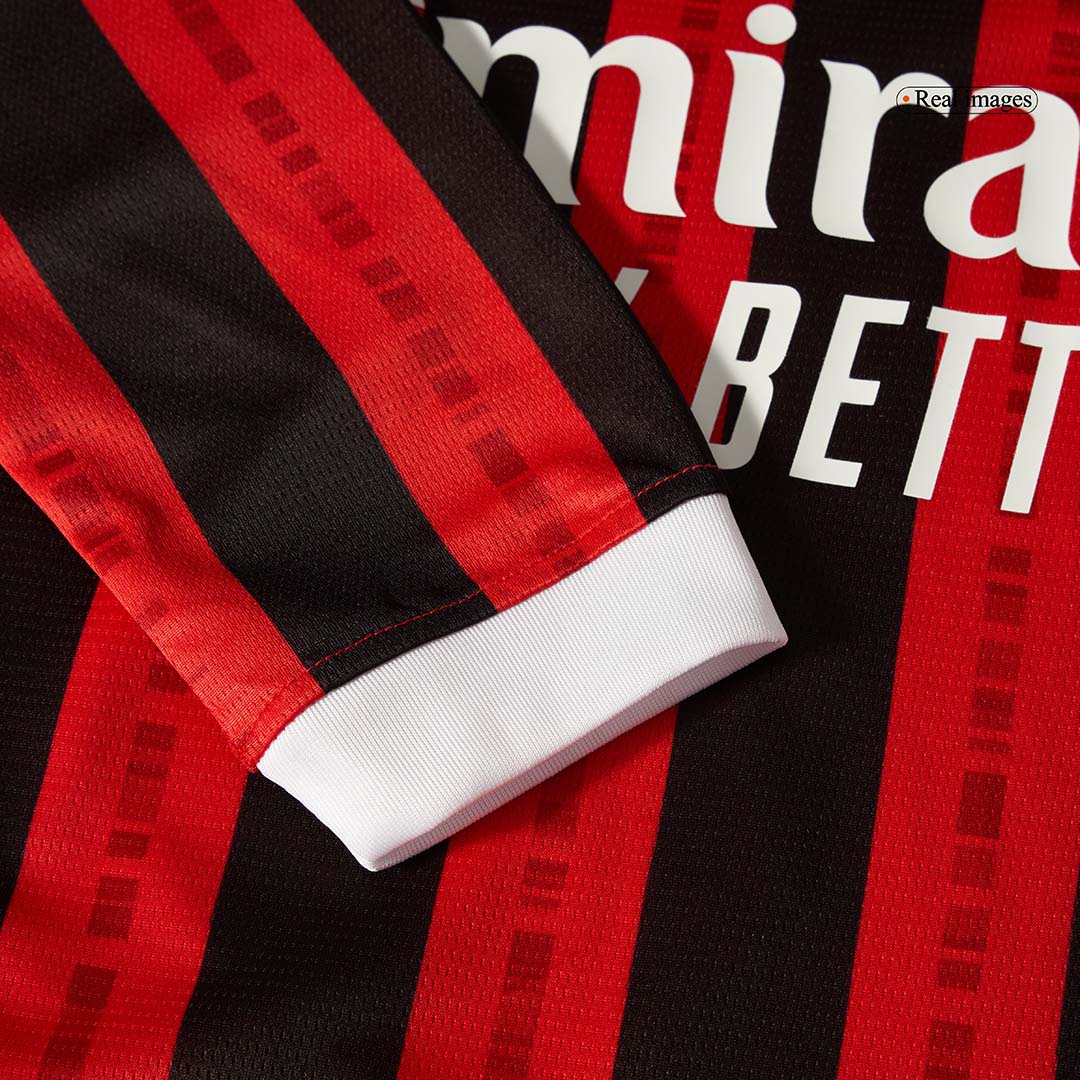 AC Milan long-sleeved home football shirt 2024/25