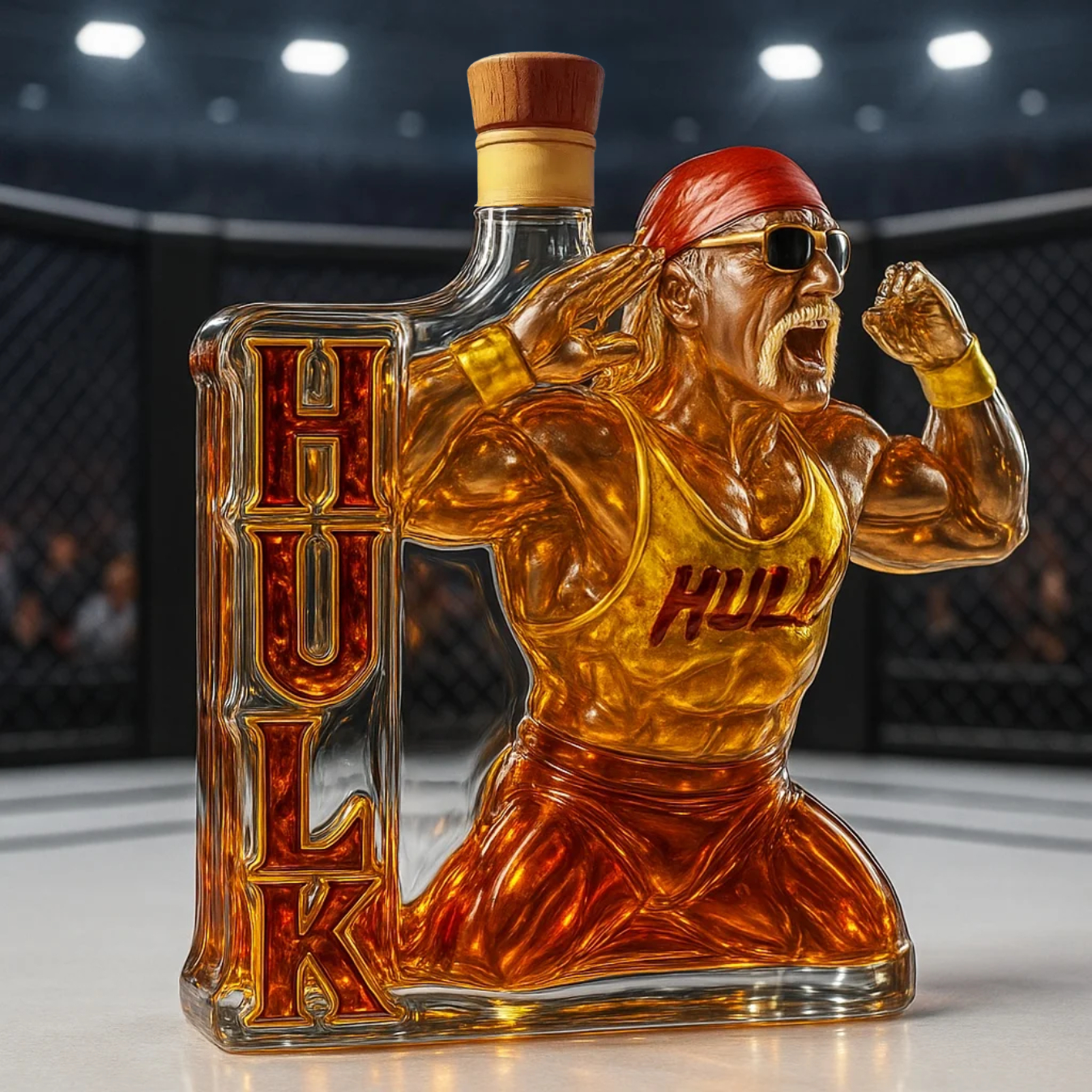 “HULKAMANIA FOREVER” Memorial Whiskey Decanter