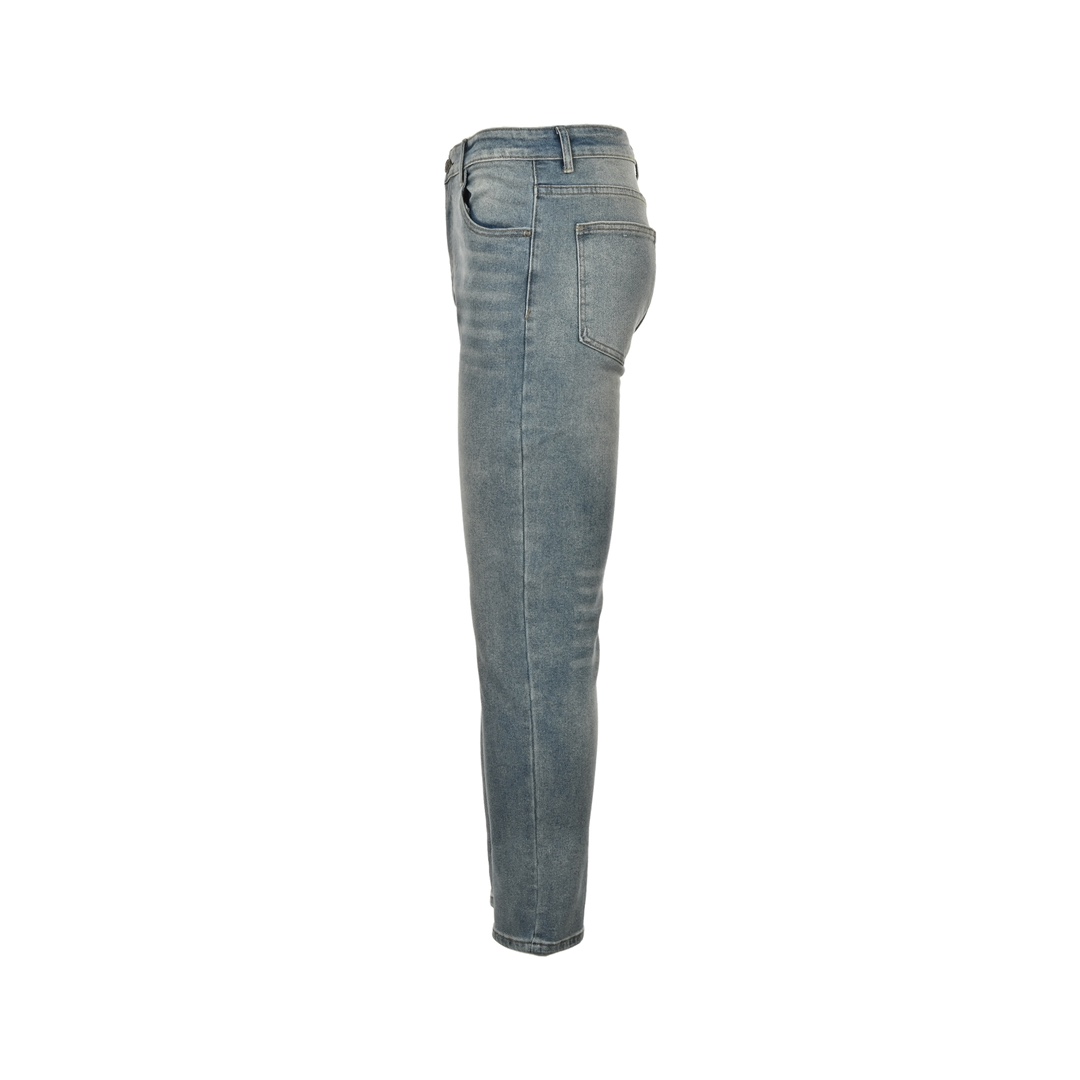 Balenciaga 24Fw Pocket Multi-Logo Print Jeans