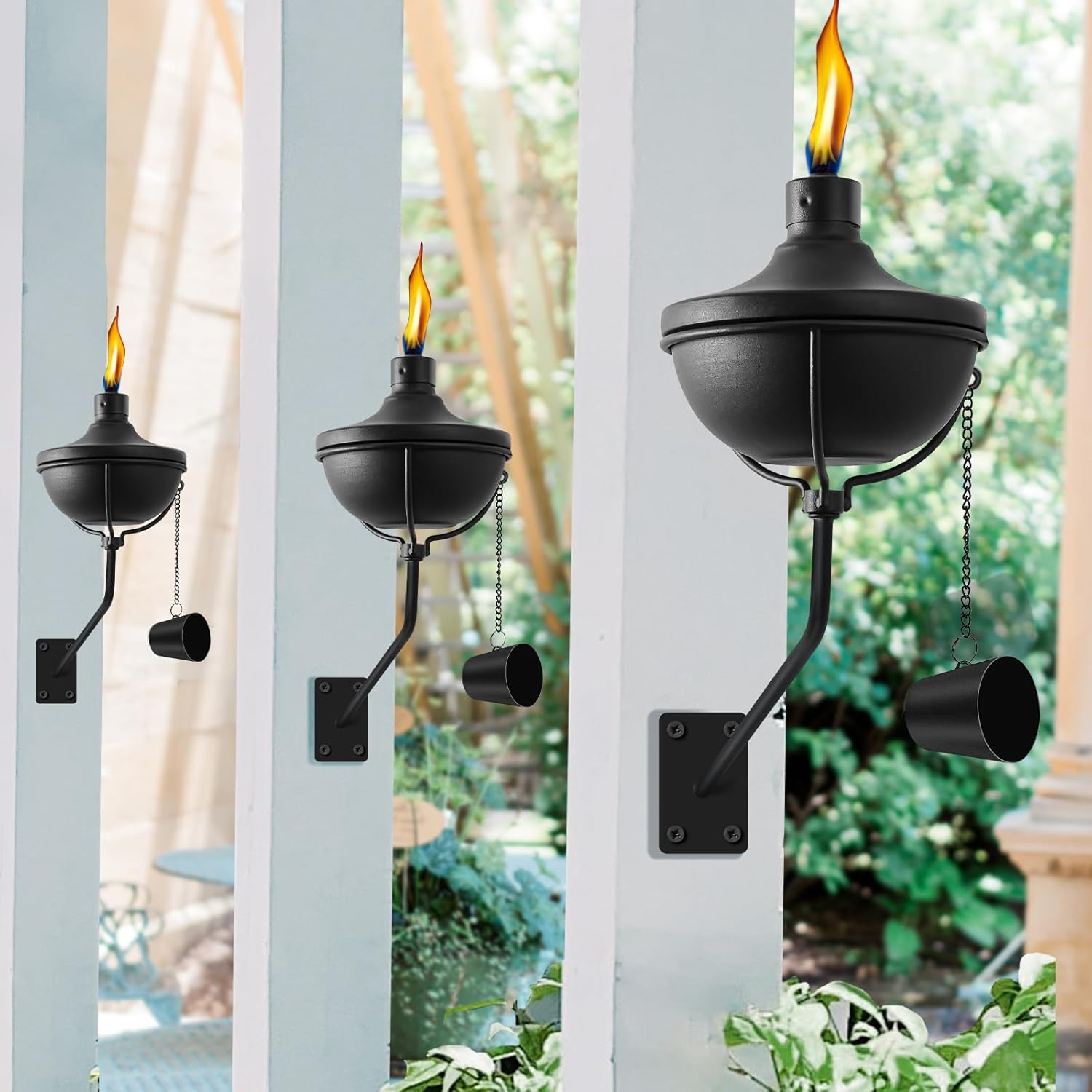 💖Last Day 49% OFF💖Wall Mounted Citronella Torches - 2 Pack