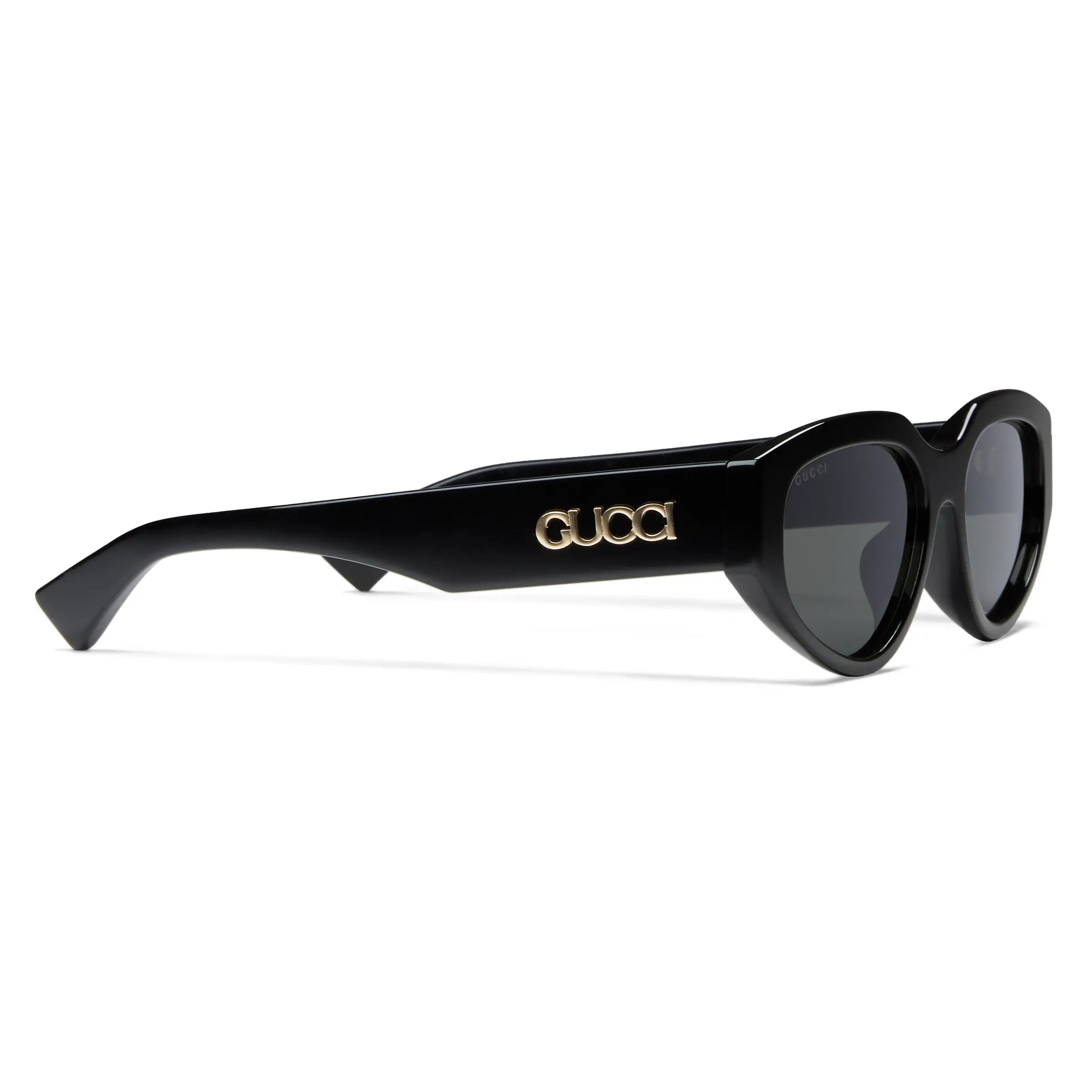 Gucci low bridge fitted geometric frame sunglasses