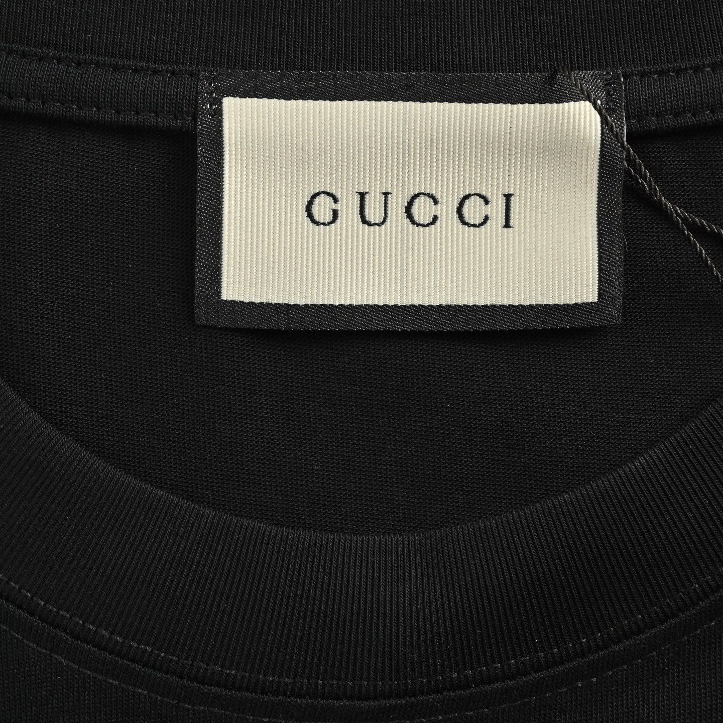 Gucci 25ss mosaic laminated lettering short sleeve