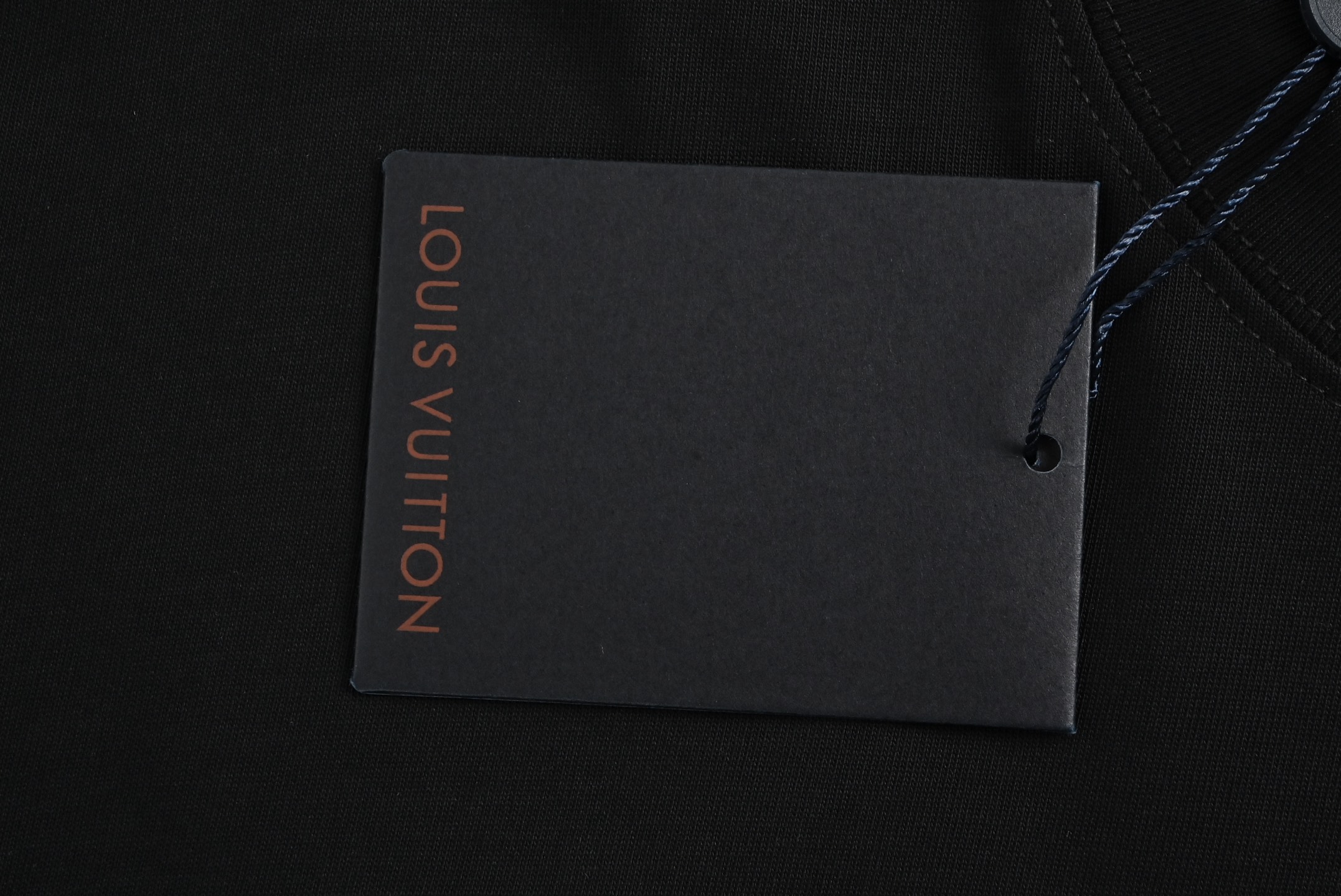 Louis Vuitton 25ss hemp rope embroidered short sleeve