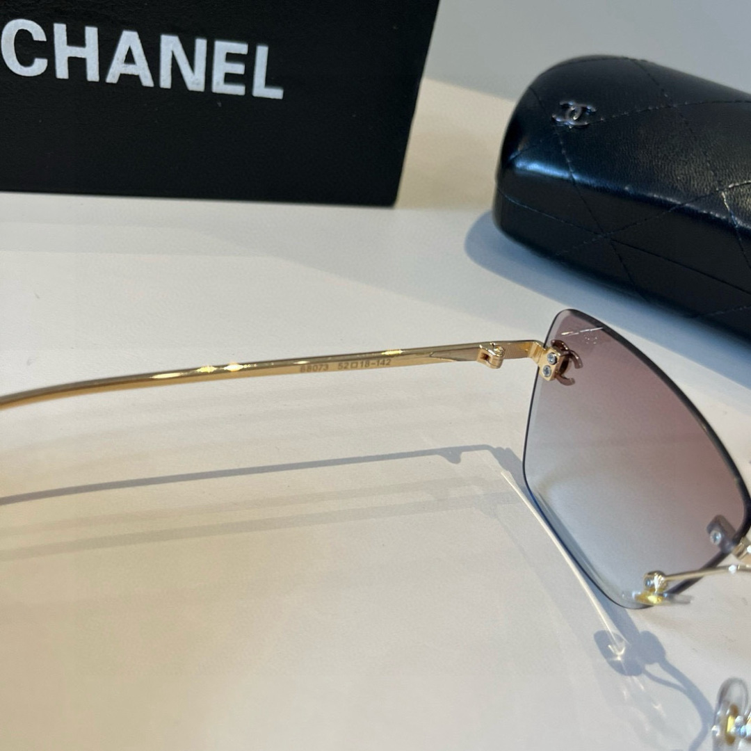 Chanel rimless sunglasses