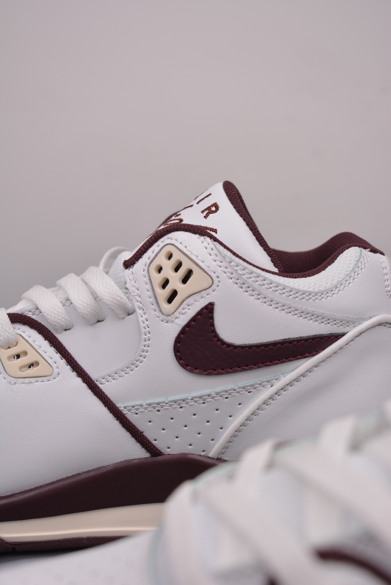 Nike Air Flight 89 White Burgundy Crush FQ8256-001