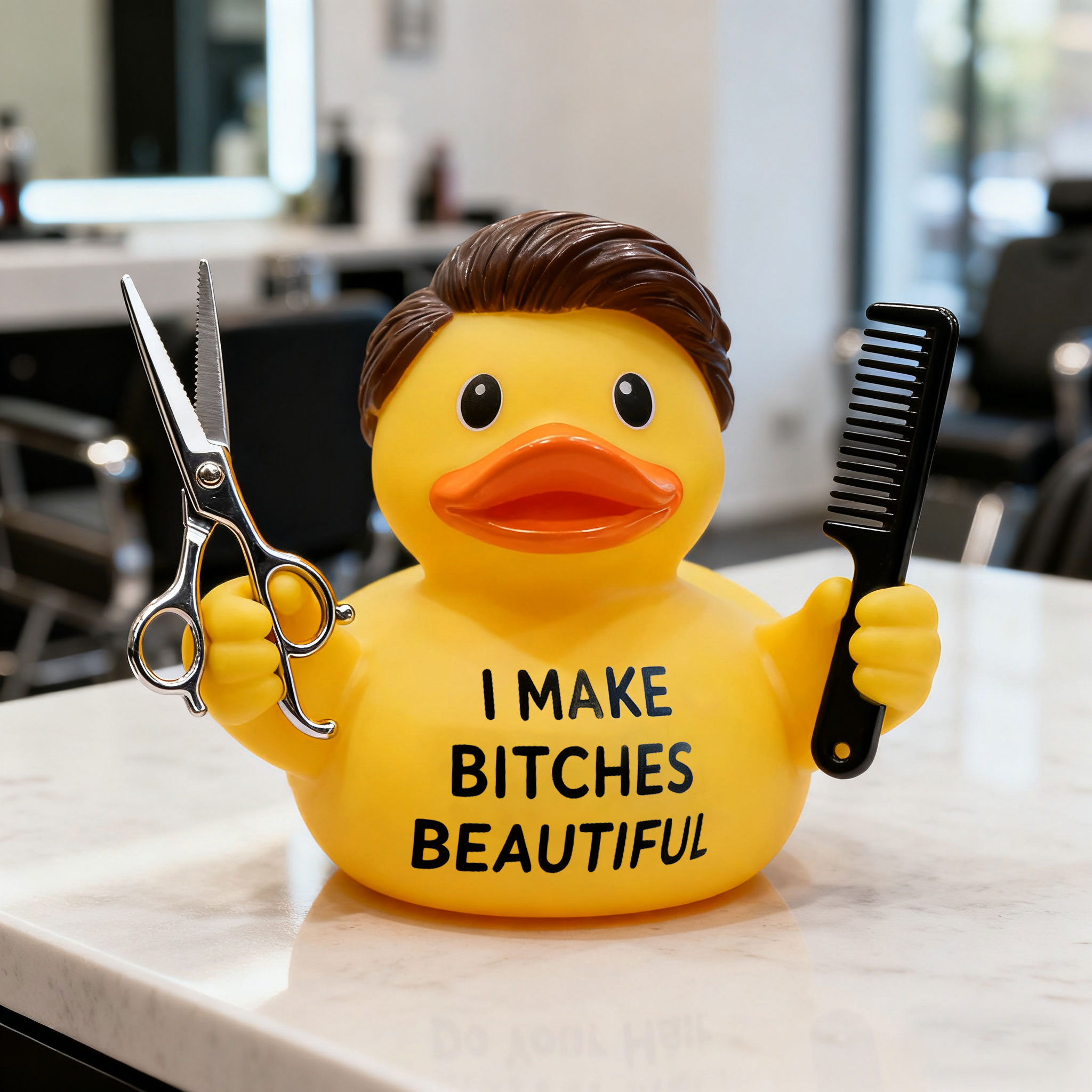 💇“I MAKE BITCHES BEAUTIFUL” Hairstylist Duck