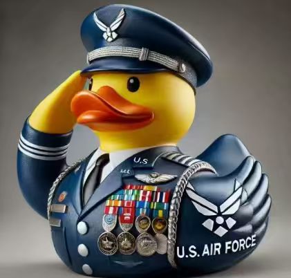 Cross-border New Arrival Cruise Duck Decorative Ornament, Nautical Duck Captain Art Gift