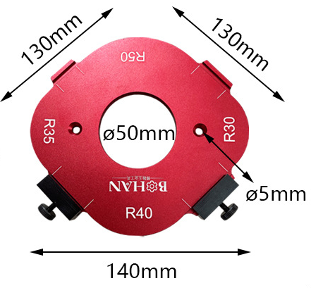 4 In 1 Arc Angle Positioning Template