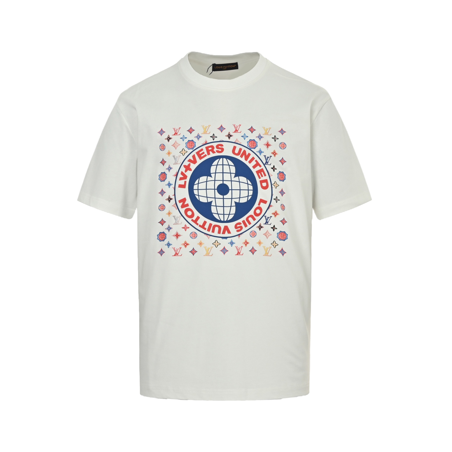 Louis Vuitton 25ss printed logo short sleeves