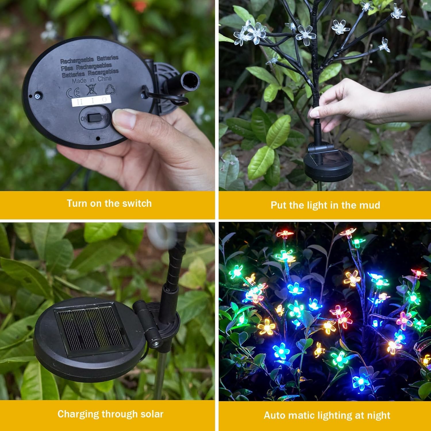 Solar Flowers Lights Garden Decor (Flash Sale - 60% Off)