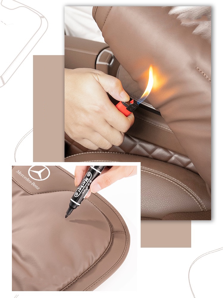 Skin-friendly Anti-fouling Leather Cushion Anti-slip Seat Cushion