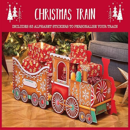 🎄Early Christmas Sale - 50% OFF🔥Christmas Train Gift Holder