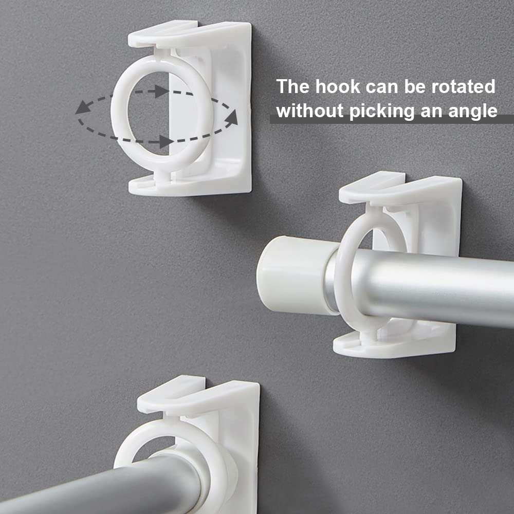 🔥 Last Day Promotion[49% OFF]-Nail-free Adjustable Swivel Rod Bracket Holders-BUY 3 SETS GET 1 SET FREE NOW