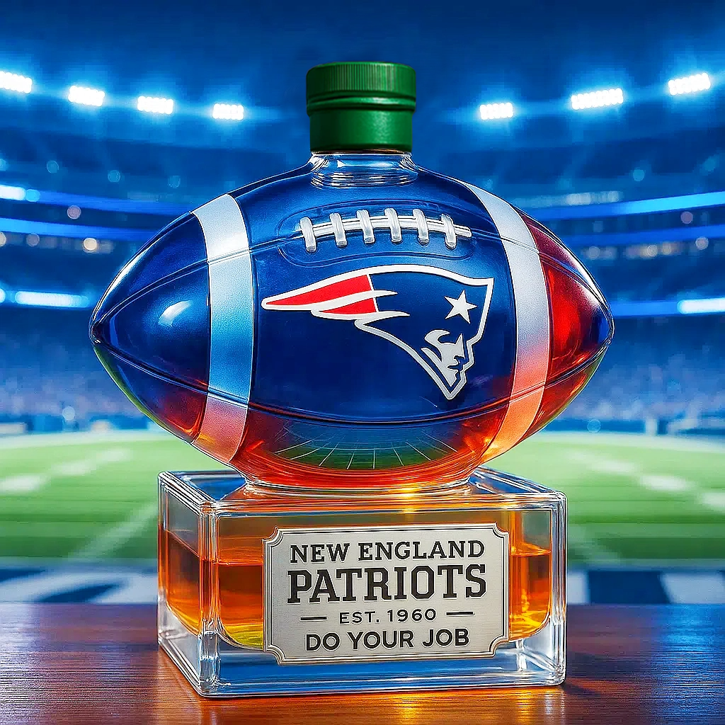Legacy of the Patriots——New England Patriots Whiskey Bottle