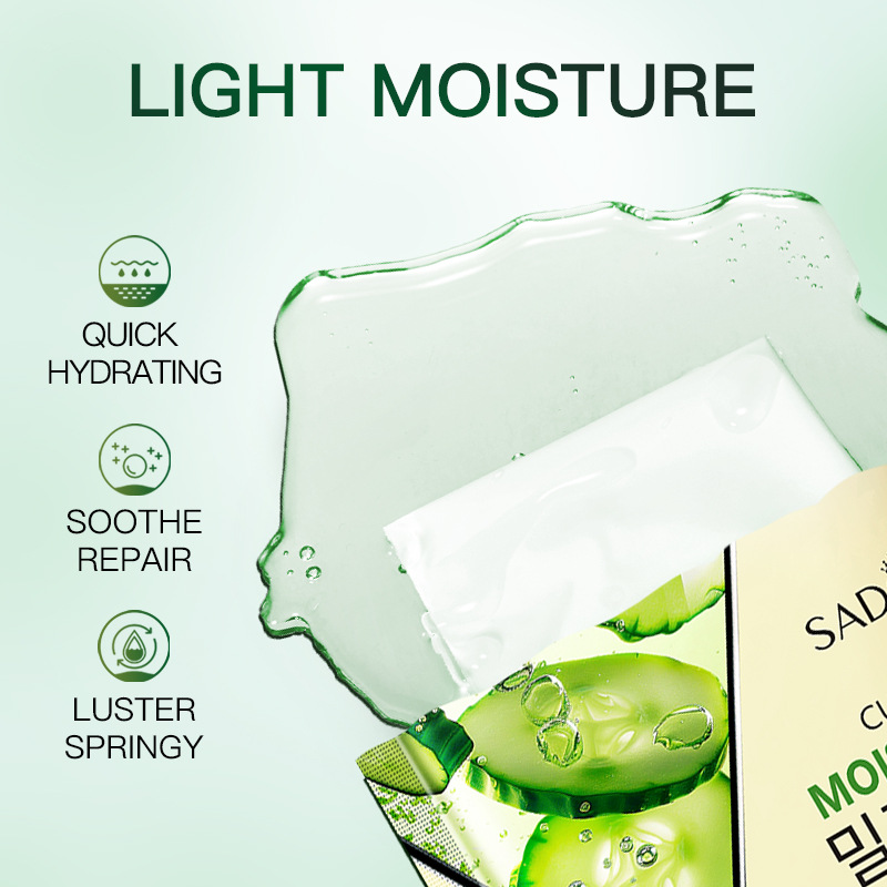 Cucumber Rejuvenating Mask Hydrating and Moisturizing Plant Fruit Mask Contains Vitamin E