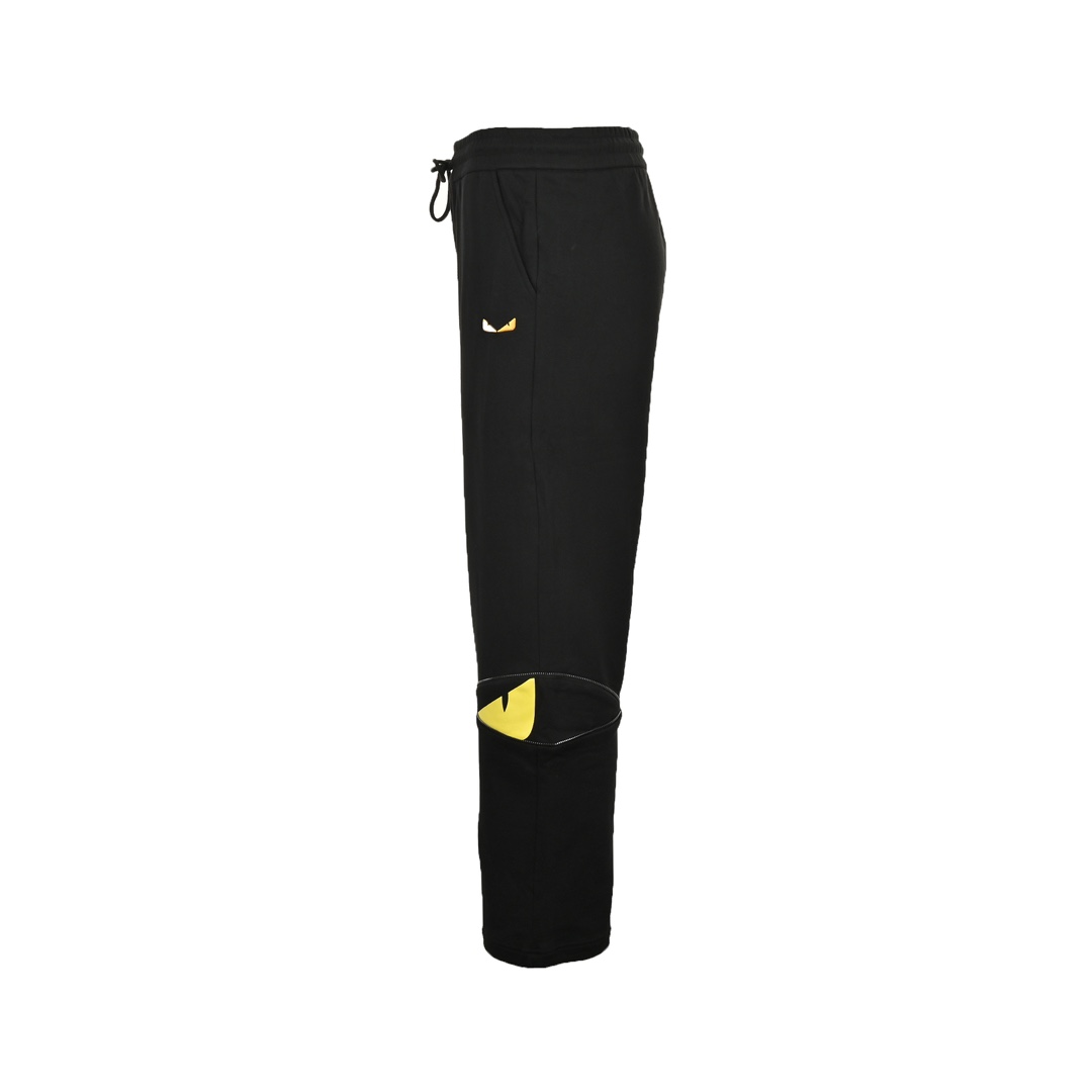 Fendi 24Fw knee stitching eye monster zipper suit trousers