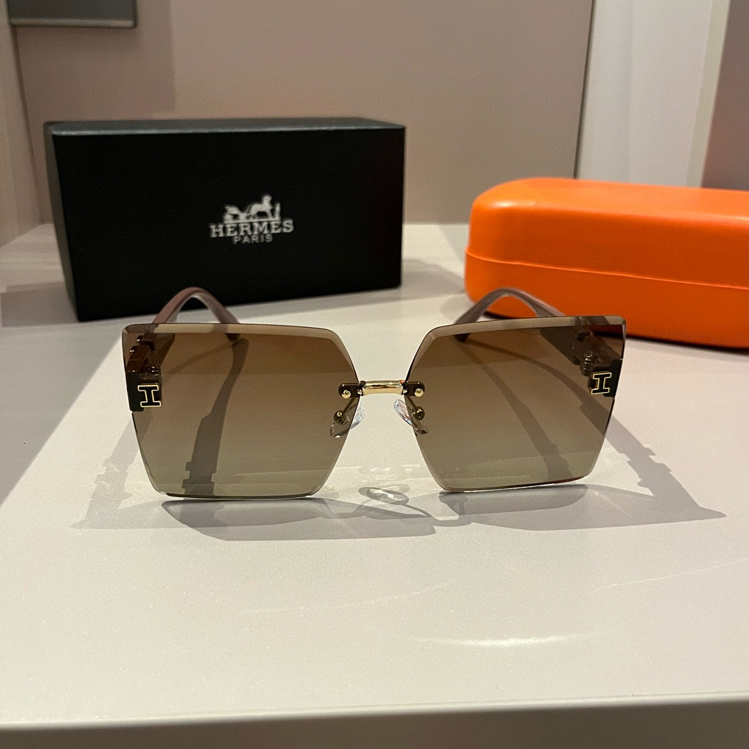 Hermes rimless sunglasses