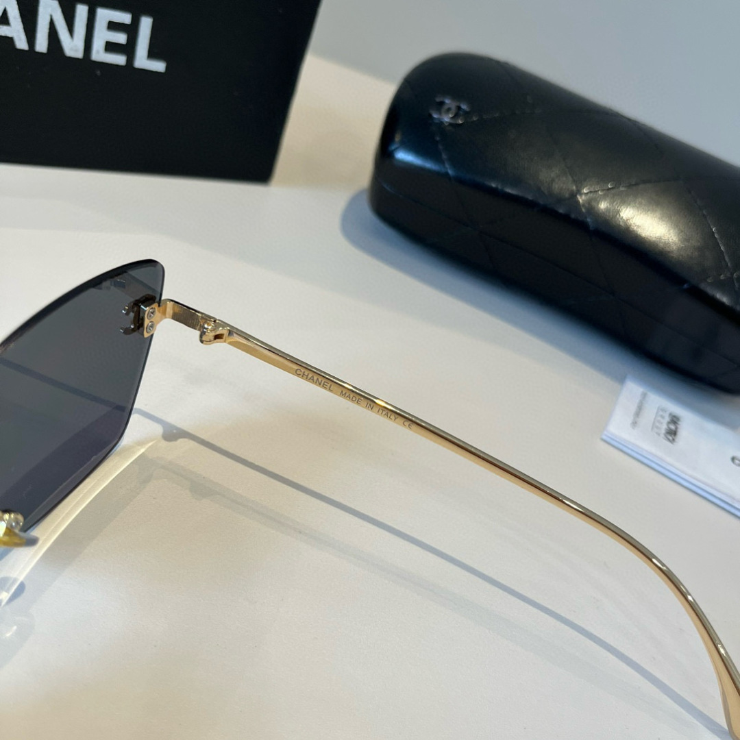 Chanel rimless sunglasses