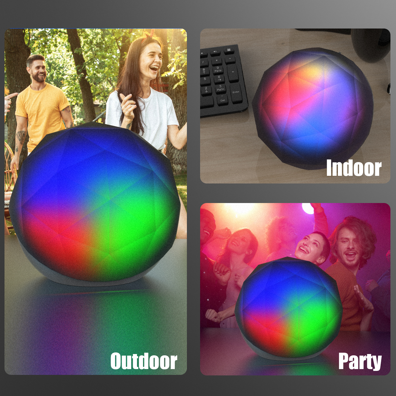 crystal ball speaker bluetooth