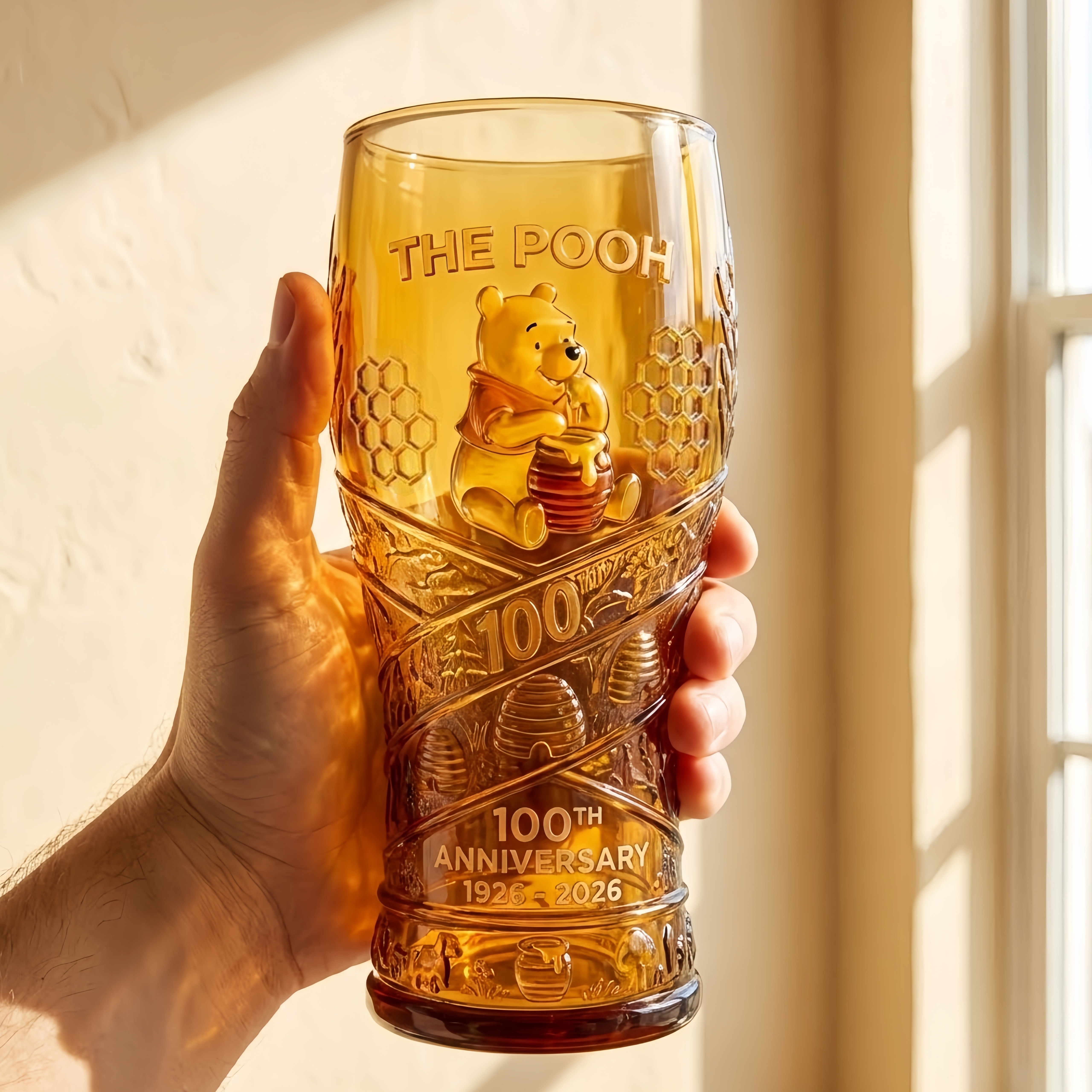 🐻 The Pooh 100th Anniversary Commemorative Glass