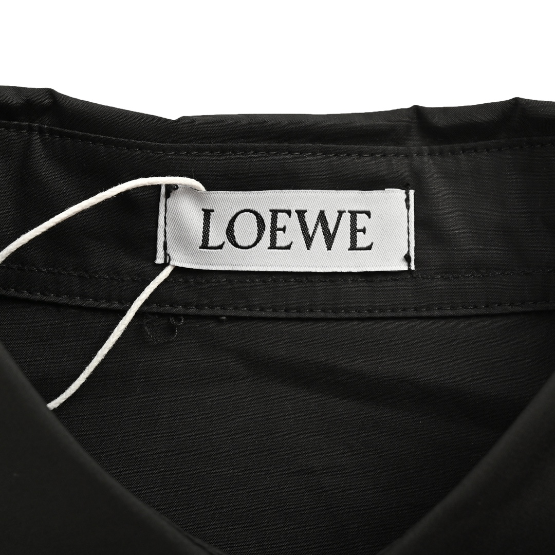 Loewe 24Fw pocket embroidered logo shirt
