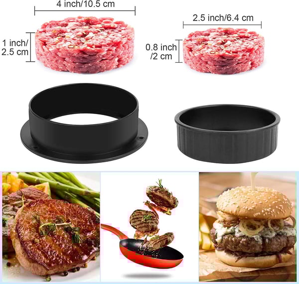 👍Last Day Promotion 60% OFF💥3 in 1 Hamburger Press Patty Maker--BUY 2 GET 10% OFF & FREE SHIPPING