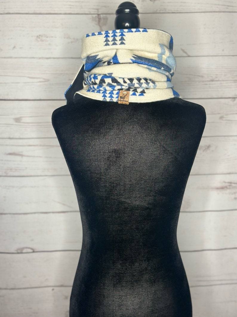 Snow Western Aztec Warm Neck Hood